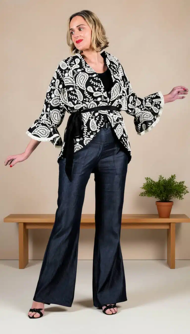 Kimono Jacket Sewing Pattern - Beliani - 20