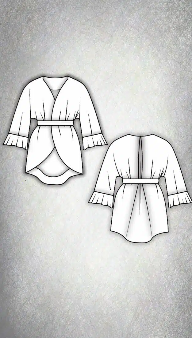 Kimono Jacket Sewing Pattern - Beliani