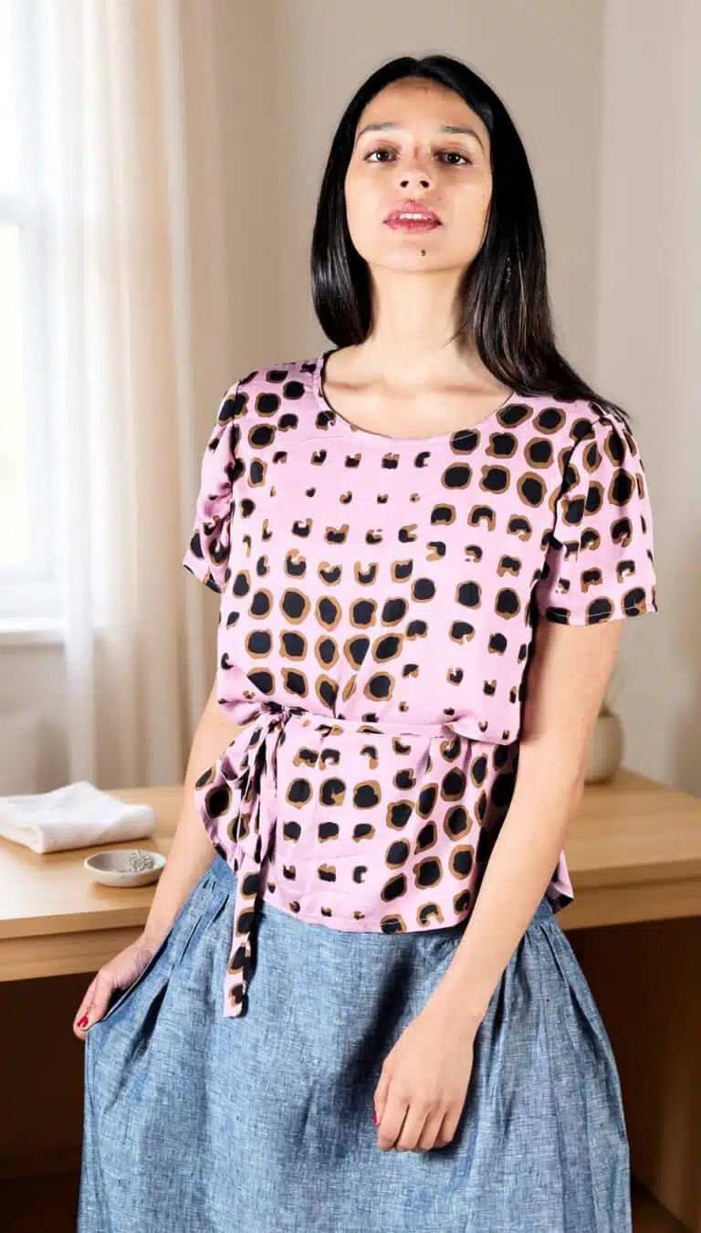 summer blouse sewing pattern - Lays - ok