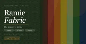 Ramie fabric complete sewing guide