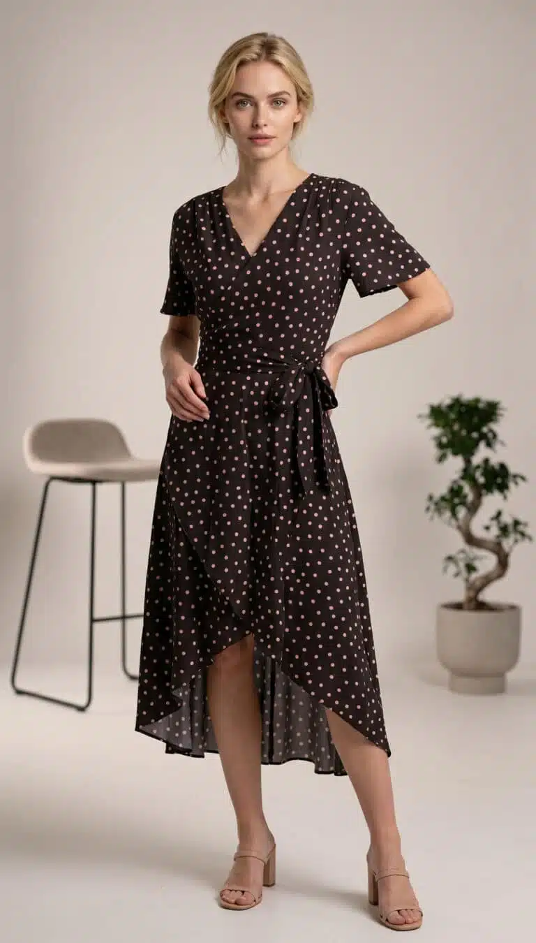 Wrap dress pattern - Sienna 01