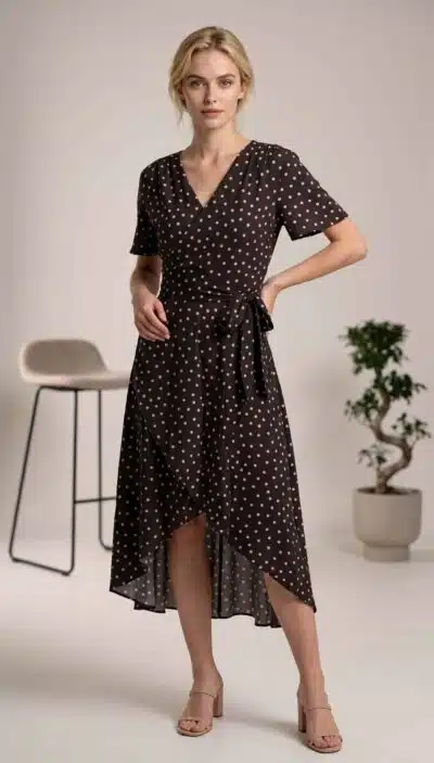 Schnittmuster für Wickelkleid SIENNA – PDF