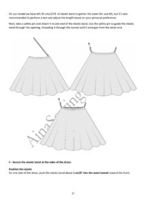 Puff Sleeve Dress Sewing Pattern DOLCE – PDF