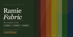 Ramie fabric complete sewing guide