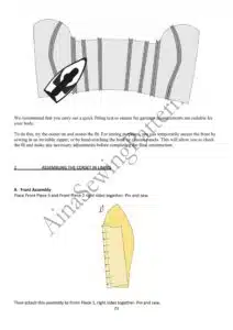 Elegant Bustier Sewing Pattern ECLIPSE – PDF