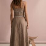 PDF-Schnittmuster VIENNE für ein tailliertes Damenkleid mit leicht ausgestelltem Rock.