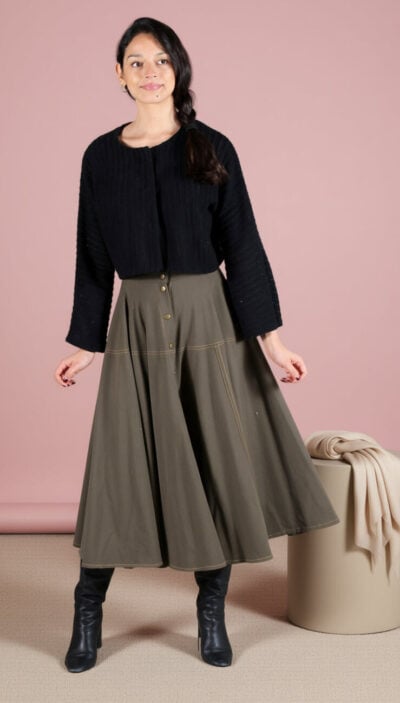 Circle Skirt Sewing Pattern for Women - Louise - 01 - bis