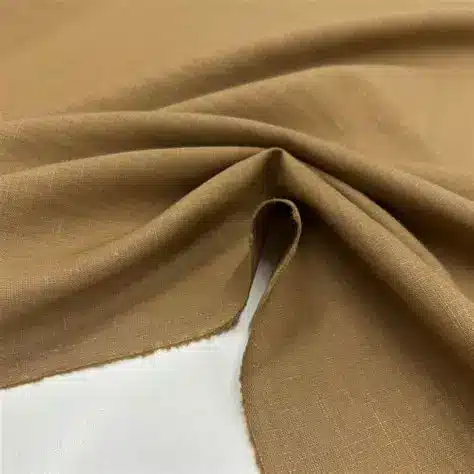 Tissu en ramie Armeno ton taupe doré – Torretto Tessuti