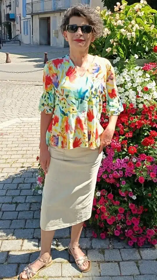 Valeria LIMA Blouse PDF Pattern