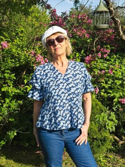 Pascale Peplum Blouse Sewing Pattern LIMA PDF