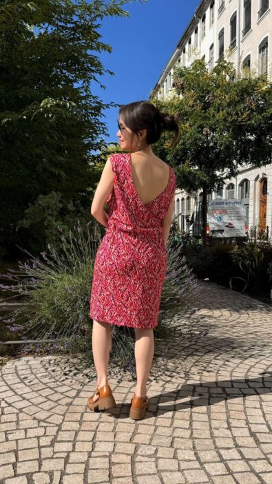 Vân Draped Dress Sewing Pattern NAIA PDF