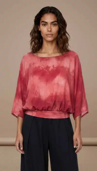 ODETTE Japanese Sleeve Blouse PDF Sewing Pattern