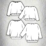 ODETTE Japanese Sleeve Blouse PDF Sewing Pattern