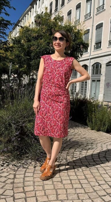 Vân Draped Dress Sewing Pattern NAIA PDF
