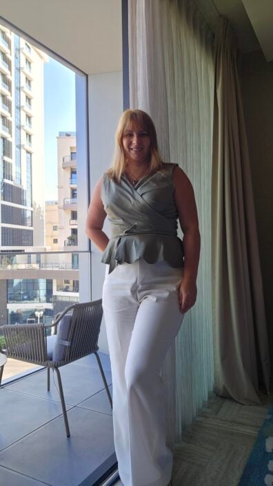 Gosia Wrap Peplum Top Sewing Pattern LIVIA PDF