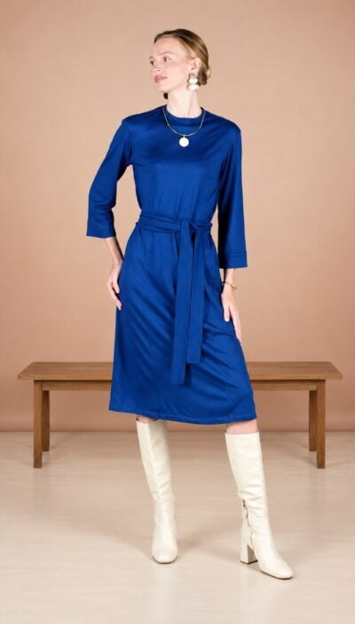 Princess seam dress sewing pattern - Paloma - 09