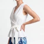 Wrap Peplum Top PDF Sewing Pattern - livia 3