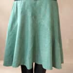 CHANTELLE patchwork midi skirt sewing pattern: the multi-piece design is intended to show off creative fabric placement. The overall line combines a defined waist and relaxed volume.
