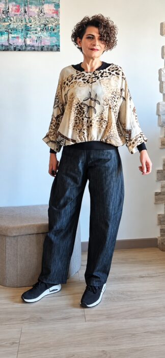 Valéria Barrel Leg Pants Sewing Pattern BALLOON PDF